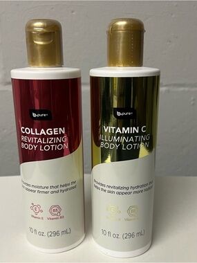 b.pure Collagen Revitalizing /Vitamin C illuminating body lotion. 10Fl oz.